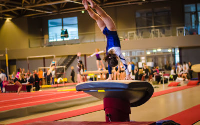 Al Campionato FISAC di ginnastica acrobatica in bus